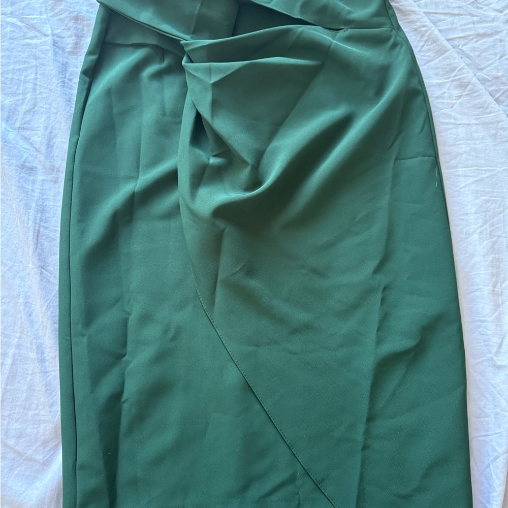 Chic Green Pencil Skirt